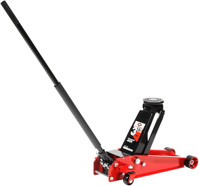 AFF 3.5 Ton Professional Floor Jack - Heavy Duty, Dual Pump - Low Profile Hydraulic Car Jack