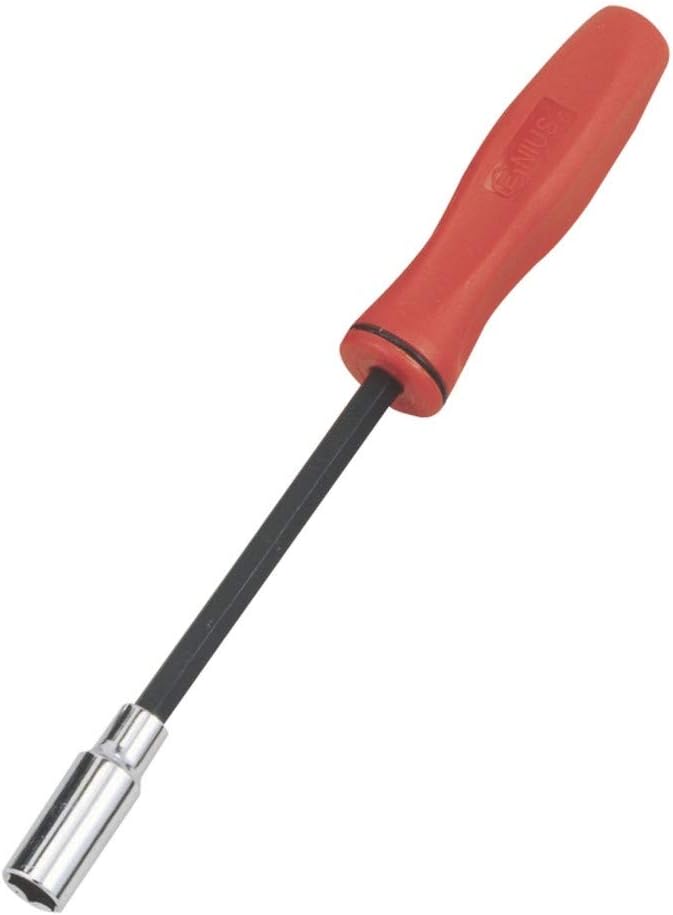 Genius Tools 7/16" SAE Long Hex Nut Driver With Magnet 260mmL - 594628