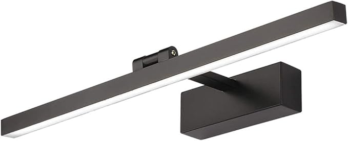 Waterproof LED Bathroom Mirror Light - 16W/70cm Adjustable Vanity Mirror Lamp with Warm Light (3000K) for Makeup and Grooming(Cold Light(6000k),12W/50cm)