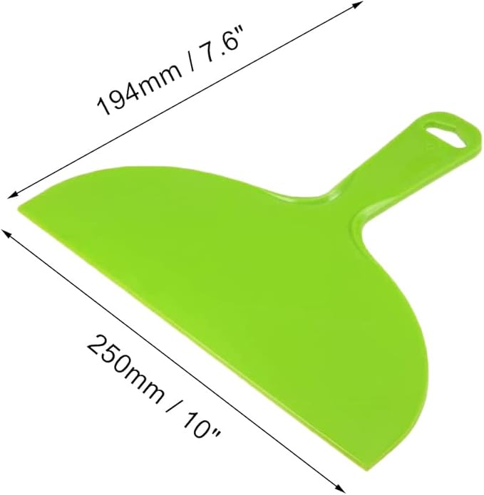 5Pcs Putty Scraper 10" Plastic Flexible Putty Knives,Large Size Pack,Disposable Spreader Flexible Plastic Paint Scraper Tool for Spackling, Taping Drywall Wall Painting (10")