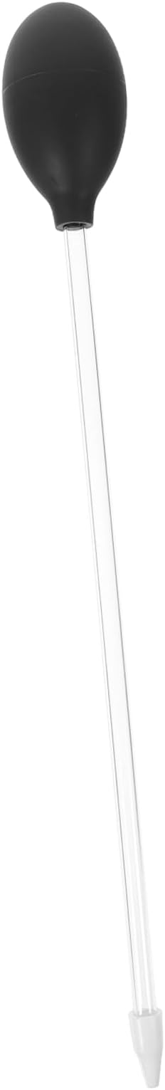 2pcs Fish Tank Water Changer Aquarium Cleaning Tool with Manual Pipette Long Coral Tools Feeder for Home (35cm Tube Clear)