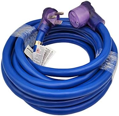 Parkworld Welder Extension Cord NEMA 6-50 Extension Cord, 6-50P to 6-50R STW 8AWG/3C for 40 Amp 250 Volt (25FT)