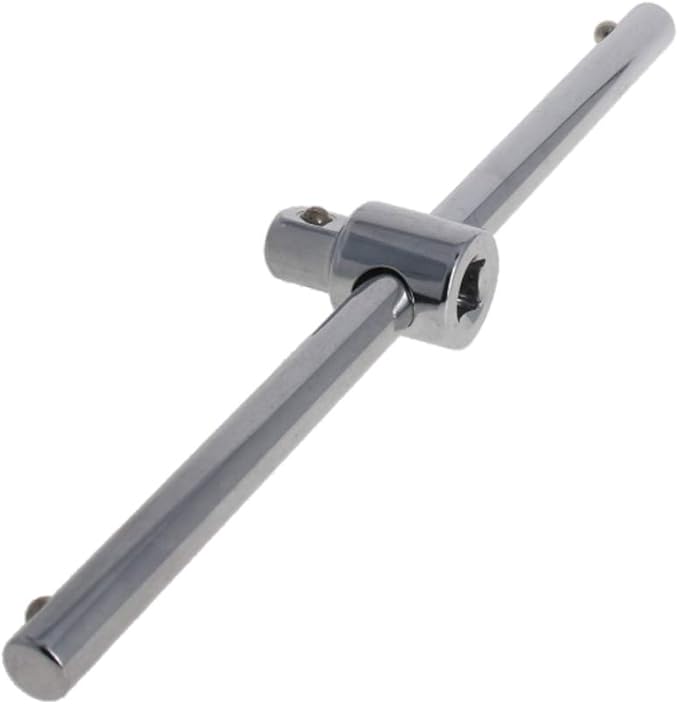 Utoolmart Socket Drive Extension Bar, 1/2-inch Sliding Bar T-handle Wrench, Universal Socket Wrench Hand Tool