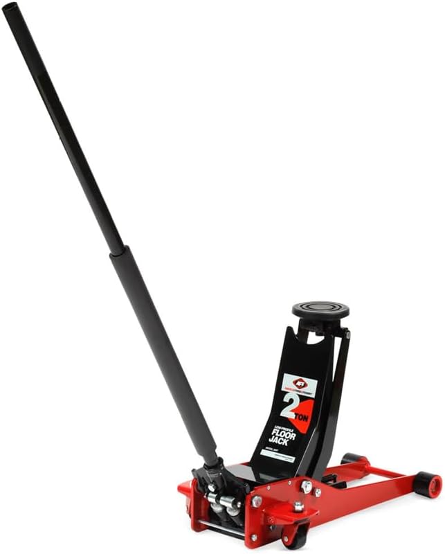 AFF 2 Ton Professional Floor Jack - Heavy Duty, Dual Pump - Low Profile Hydraulic Car Jack