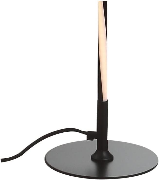 Eyely EYL7006C Levi 63.75" LED Integrated Floor Lamp for Reading Room, Living Room, Office, Bedroom, Modern, Contemporary, Black
