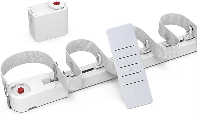 Hidden WiFi Smart Curtain Track System, 2.0N.m <30dB Quiet Brushless Motor, Automatic Ripple Fold Drapery Opener with Remote, Alexa & Google Home, 132lb Load, SX-X20 (6 meters (236.2 inches))