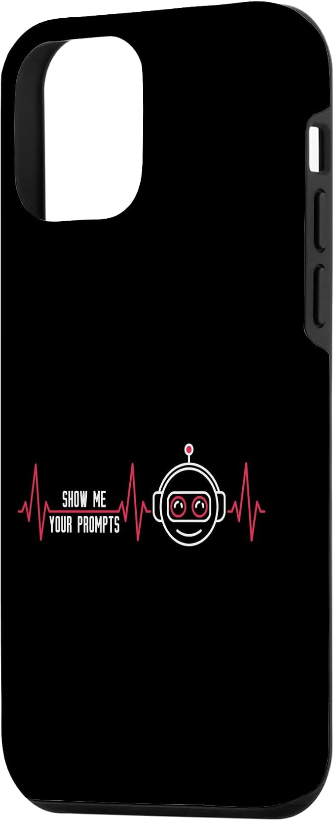 Show Me Your Prompts AI Artificial Intelligence Heartbeat Case for iPhone 12 mini