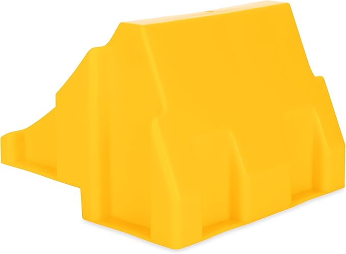 Camco Camper/RV Leveling Block Wheel Chocks - Stabilize & Center Wheels Easier - Helps Eliminate Dangerous Tire Movement - Sized for Larger Vehicle Tires - 2-Pack (44401)