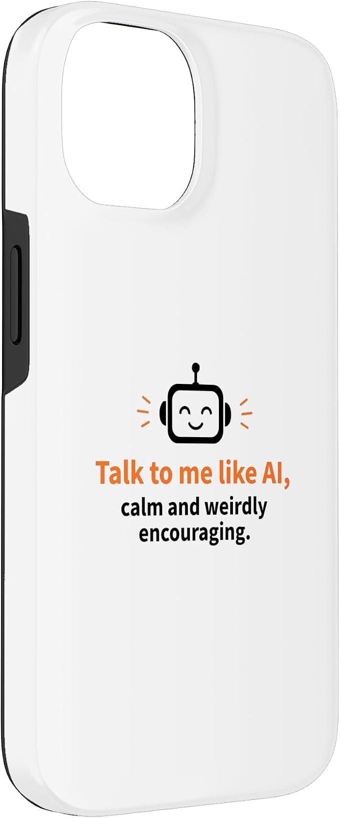 AI Robot Calm Encouraging Tech Support Case for iPhone 14