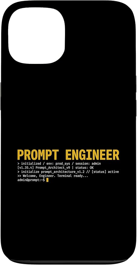 Prompt Engineer Terminal Screen AI Developer Software Coder Case for iPhone 13