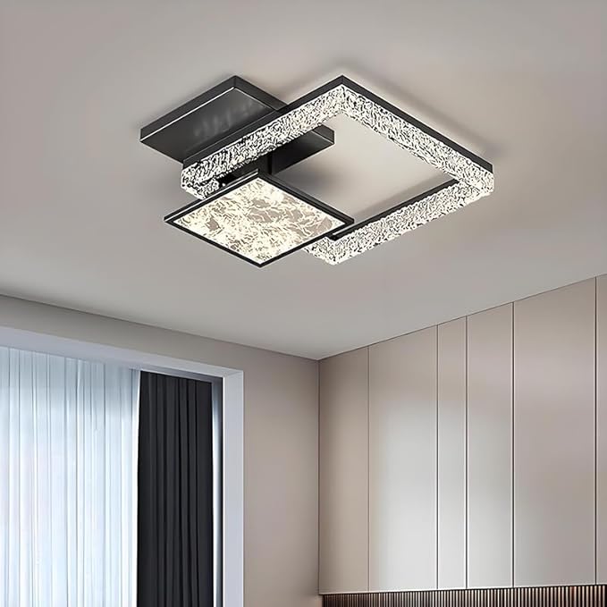 Pendant Lights, Nordic Decoration Home Bedroom Decor Smart led Lamps Ceiling Lights for Living Room Indoor Lighting lamparas(J Style,Warm White)