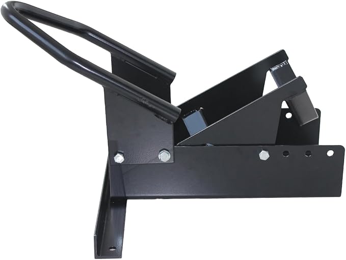MaxxHaul 80077 Standard Motorcycle Wheel Chock with Pivoting Cradle