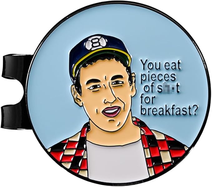Golf Ball Marker with Magnetic Hat Clip - Funny Golf Gift