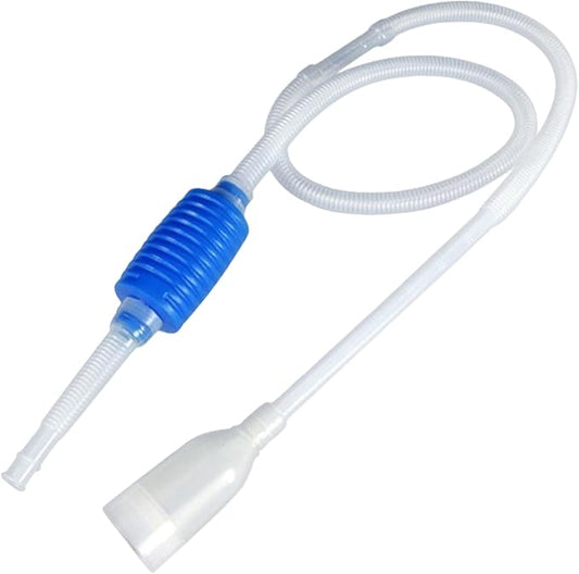 5FT Aquarium Siphon, Manual Siphon Pump, Aquarium Vacuum Gravel Cleaner, Quick Water Change & Fish Tank Maintenance Tool, Essential Aquarium Accessories