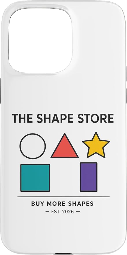 The Shape Store Funny Viral Meme from 2026 AI Humor Case for iPhone 15 Pro Max