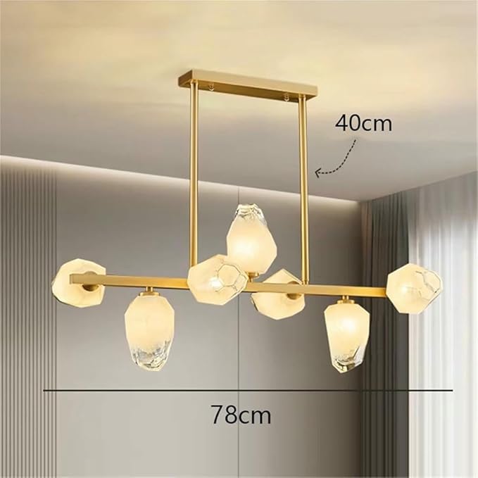 Pendant Lights Nordic Smart Home Decoration Pendant Light, Living Room Dining LED Indoor Lighting(Cold White,Blacks 10heads)