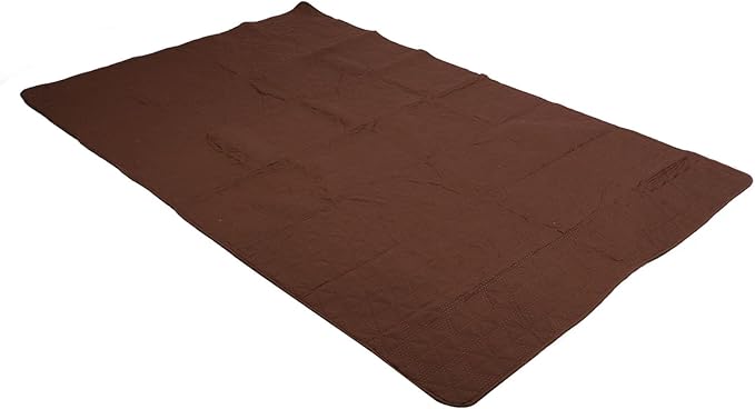 Dog Bed Cover, Slip Washable Pet Blanket for Sofa Couch Furniture Protector, Double Sided TPU Liner for Cats and Puppies, Brown (52x82inch)