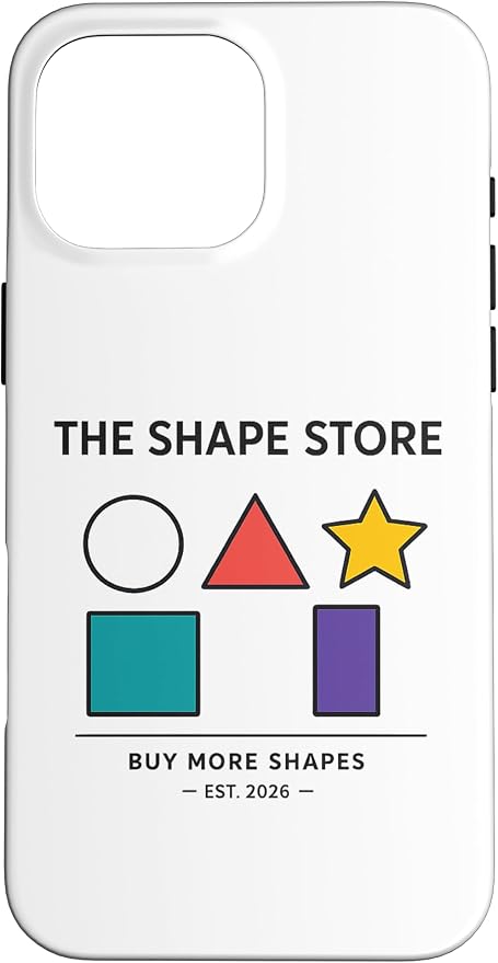 The Shape Store Funny Viral Meme from 2026 AI Humor Case for iPhone 16 Pro Max