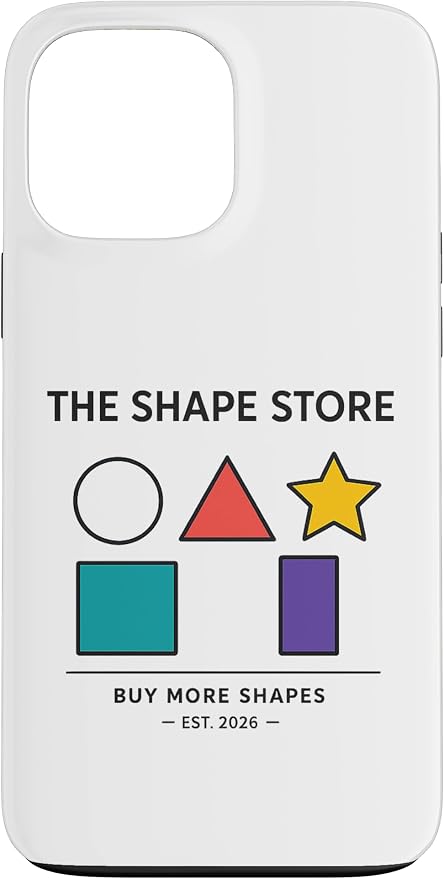 The Shape Store Funny Viral Meme from 2026 AI Humor Case for iPhone 13 Pro Max