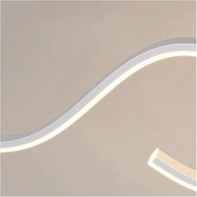 Modern Dining Room Lamparas Decoracion Smart Pendant Lights Decoration Chandeliers Compatible with Dining Room,for Living Room,Bianco