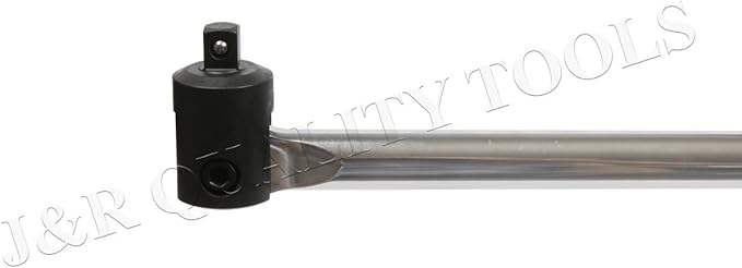 Vector Breaker Bar | 3/8" Drive x 15" inch Long Swivel Head Socket Wrench Pry Bar CR-V
