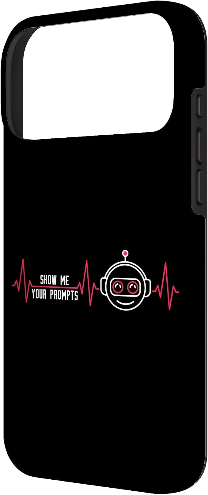 Show Me Your Prompts AI Artificial Intelligence Heartbeat Case for iPhone 17 Pro Max