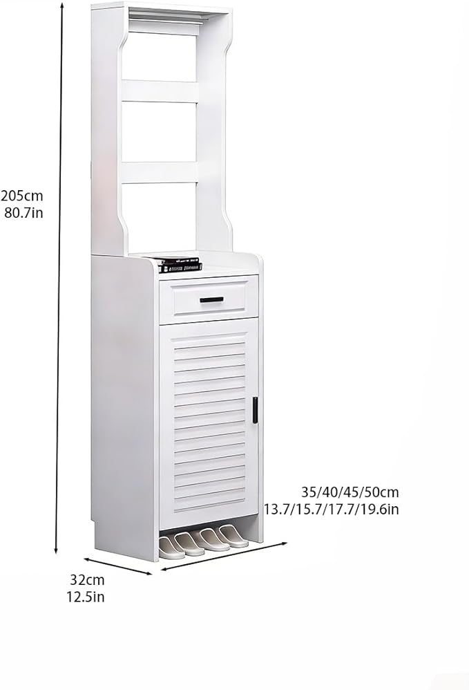 Cabinet halltree Hallway Entry Way Racks, Hallway Organizer for entryway,mudroom, for Hallway, Hallway(205x32x35cm)