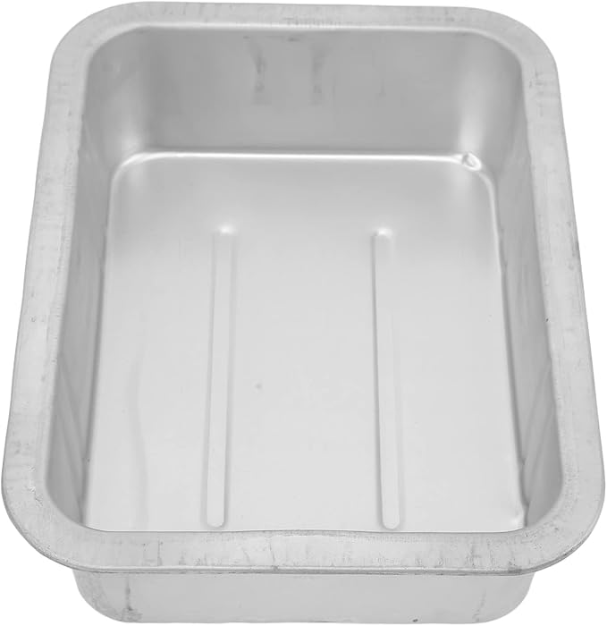 Hapivida Oil Drain Pan, Heavy-Duty Leakproof Metal Oil Change Container with Wide Opening 3-4L Capacity Universal Fit for Cars Motorcycles Boats Garage Maintenance