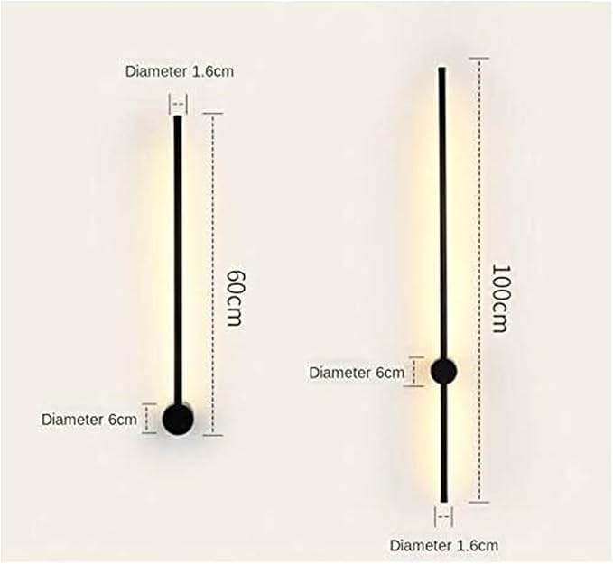 Living Room Minimalist Background Wall Decoration Bedroom Bedside Linear LED Lamp Ceiling Light