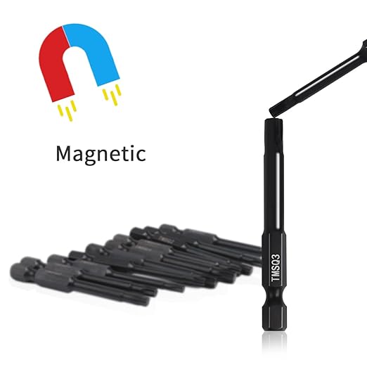 Narwhal 8 Point Star Bit Set for Trailers (24 Pack Double Square - CR-MO Steel) 8 Point Torx Bits in The Following Sizes #1 x6, #2 x12, and #3 x6 for Trailers, RVs, and More