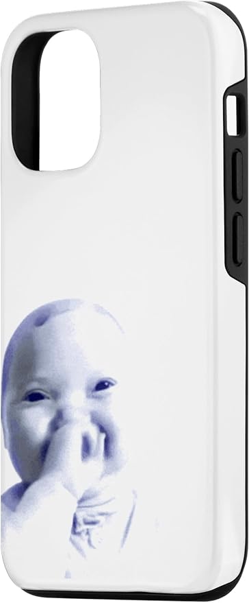 AI Baby Holding Laugh Meme Case for iPhone 12/12 Pro