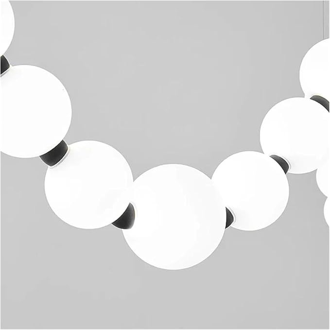 Modern Home Decor Led Lights Pendant Light Lamps for Living Room Chandeliers for Dining Room Hanging Light Indoor Lighting(RC Remote dimming,1 String 9 Heads)