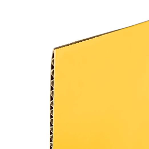 Flipside Products 18”x 48” Yellow Study Carrel, Privacy Boards, Student Privacy and Focus Booth for The Classroom, Desk Divider Cubby for Tests, Made in USA - 12 Pack