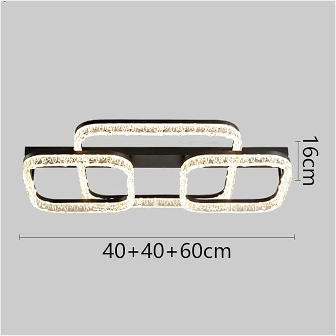 Nordic Home Decoration Salon Bedroom Decor Smart Led Lights Ceiling Light Indoor Lighting Versatile Use(Changeable,40 40 60cm)