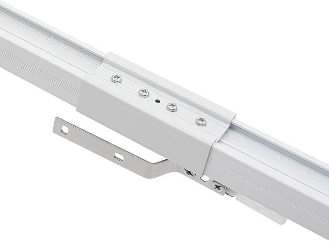 Electric Curtain Tracks, 13.78ft Motorized Curtain Rod System with 4 Control Methods, Voice Control,Timer & Memory Function, Automatic Curtain Opener Ceiling Track for 7.08-13.78ft