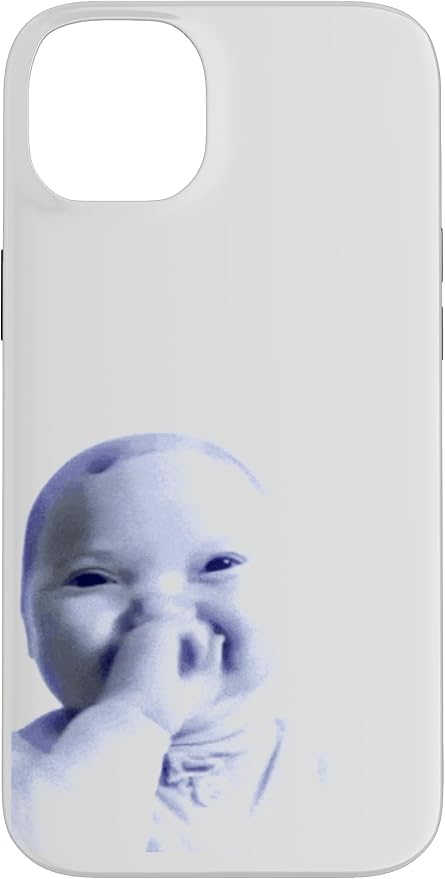 AI Baby Holding Laugh Meme Case for iPhone 14 Plus