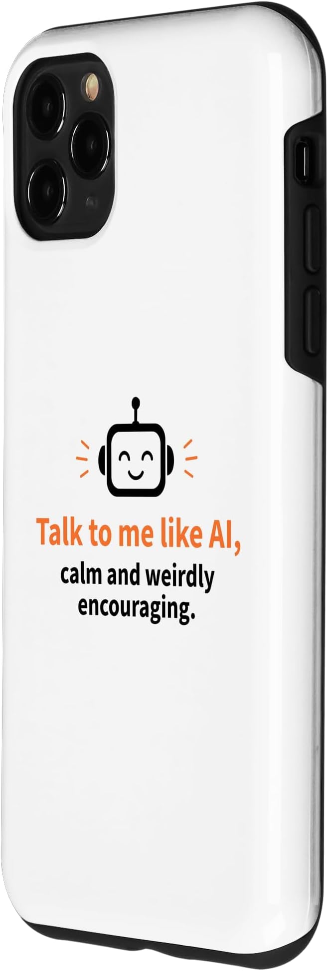 AI Robot Calm Encouraging Tech Support Case for iPhone 11 Pro Max