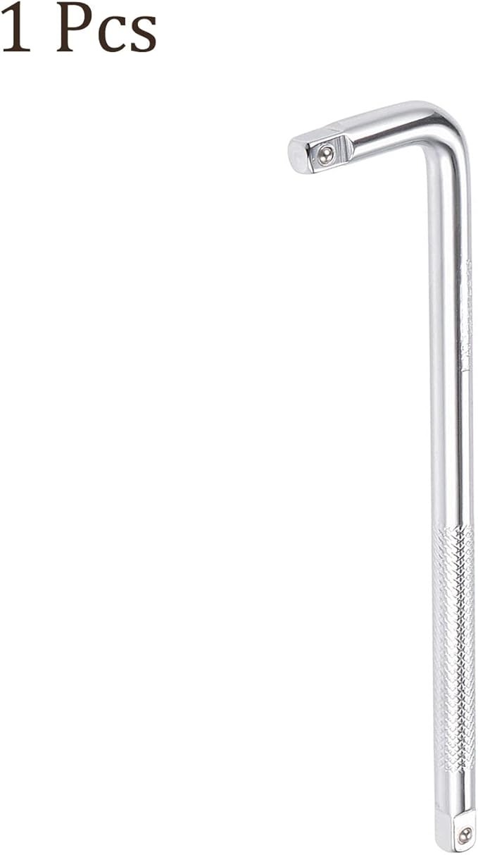Breaker Bar - [1/4 Inch Drive] L Shape Socket Wrench Extension for Car Mechanical Equipment Repair Use, CR-V Steel