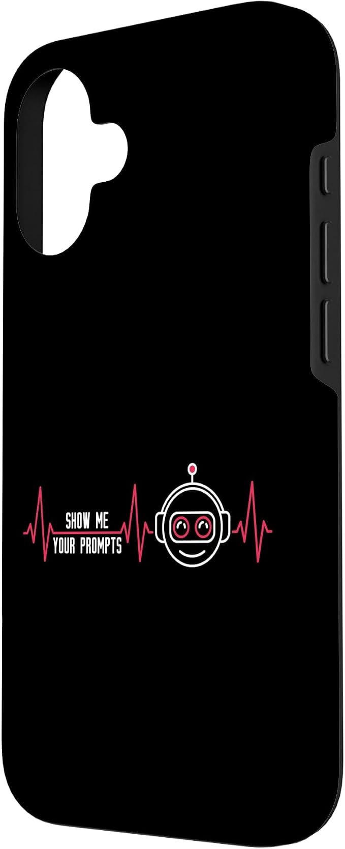 Show Me Your Prompts AI Artificial Intelligence Heartbeat Case for iPhone 16