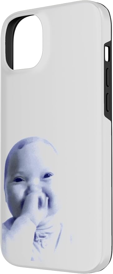 AI Baby Holding Laugh Meme Case for iPhone 14 Plus