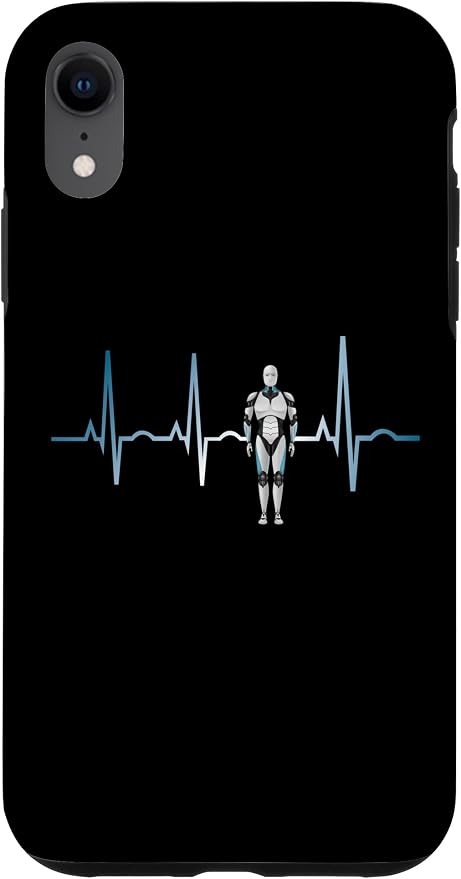 iPhone XR Ai Heartbeat Love Ai EKG Heart Funny Idea for Ai lover Case