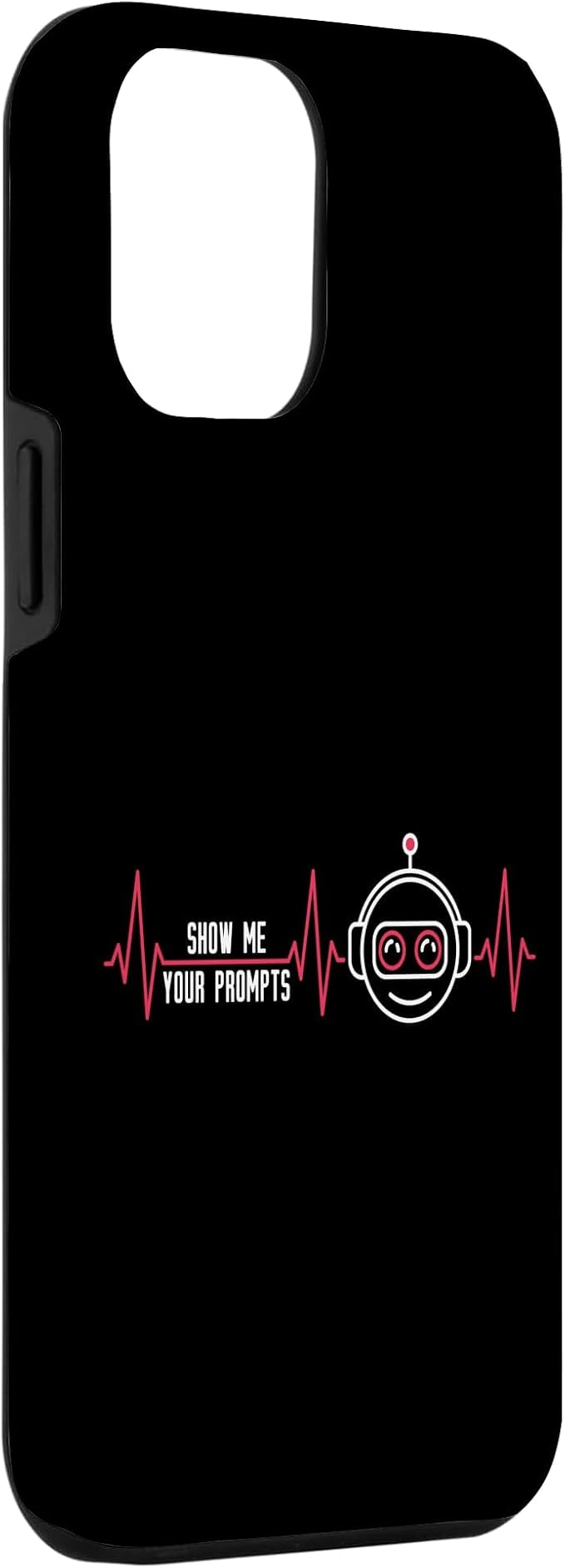Show Me Your Prompts AI Artificial Intelligence Heartbeat Case for iPhone 12 Pro Max