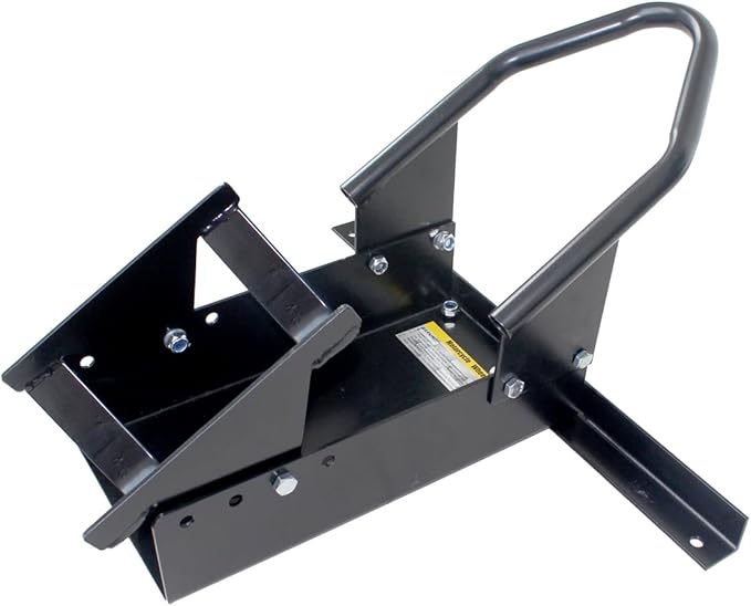 MaxxHaul 80077 Standard Motorcycle Wheel Chock with Pivoting Cradle