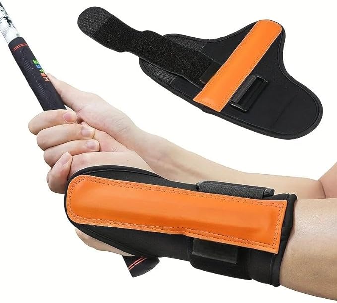 Golf Swing Training Kit with Wrist Stabilizer & Arm Support Band - Improve Posture, Accuracy & Power for Men Women Golfers