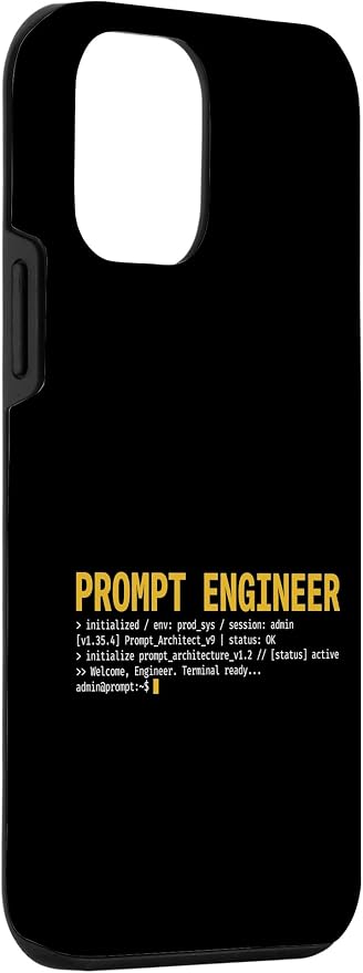 Prompt Engineer Terminal Screen AI Developer Software Coder Case for iPhone 12 mini