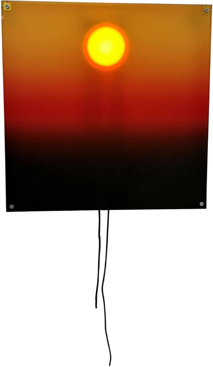 Mindfulness Wall Lamp Features Manual Sun Sunrises Sunset Hanging Light for Serenes Home Atmospheres Unique Acrylic Sunset Lamp Wall Ornament