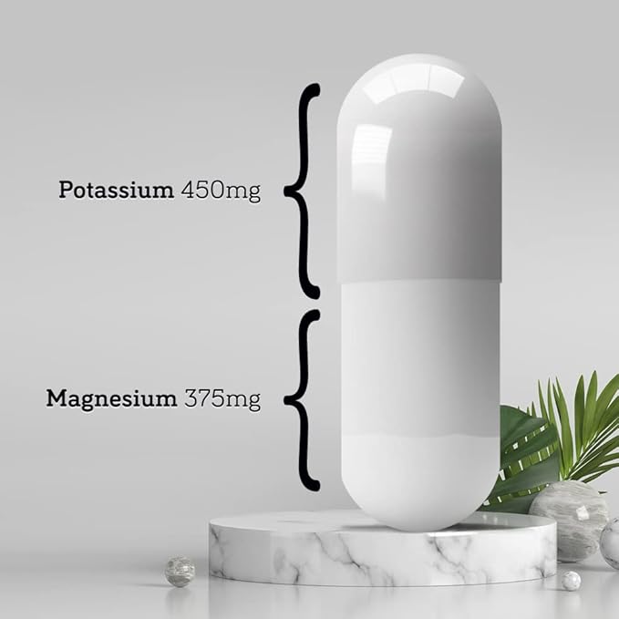 DSO Potassium Magnesium Supplement - 90 Count - Doctor Designed High Absorption Magnesium Potassium Supplement – Vegan Potassium Magnesium Aspartate for Sleep & Leg Cramp Relief