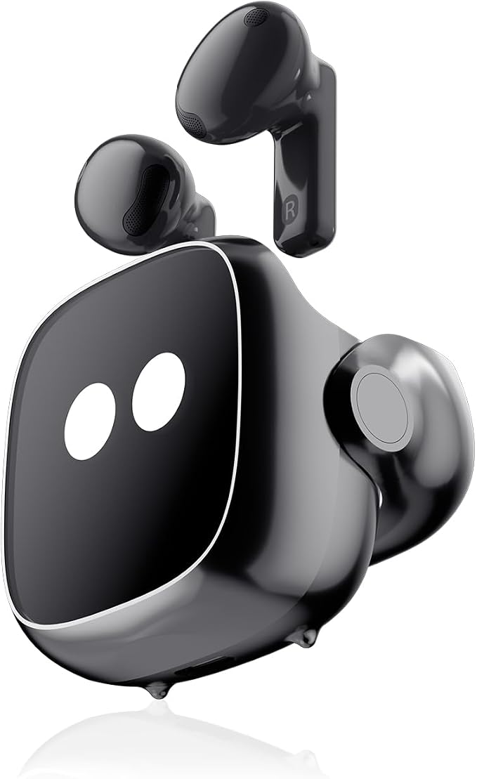 OSO AI Earbuds with ChatGPT & Claude Integration, Smart Wireless Bluetooth Ear Bud Recorder Meeting Assistant, Transcribe + Summarize in 102+ Languages for Work Call Home, Charging Pod w/Display