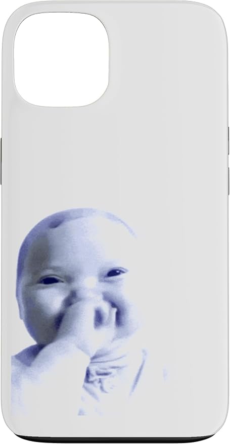 AI Baby Holding Laugh Meme Case for iPhone 13