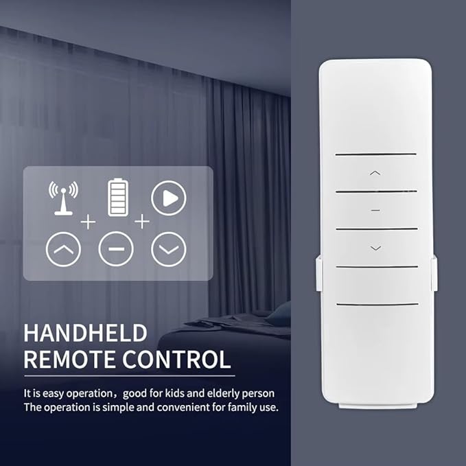 RS485 Motorized Curtain Track System, Heavy Duty Automatic Curtain Opener, Smart Electric Curtains with Remote for Ceiling Mount, 80kg Capacity (4.0 meters (157.4 inches))